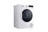 LG RH80T2AP6RM - Secadora de Ropa, 8 Kg, Bomba de Calor y Carga Frontal, Secadora LG Serie 100, 65 dB, Programa de Secado Express, Ahorra Energía y Tiempo, Color Blanco