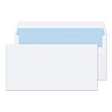 Blake Purely Everyday DL 110 x 220 mm Wallet Self Seal Envelope - White, Sellado automático (Pack of 500)