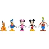 Mickey Mouse Conjunto de Figuras coleccionables Funhouse de Disney Junior, 5 Piezas, estatuillas coleccionables de 7,6 cm de Alto, Juguetes para niños a Partir de 3 años de Just Play