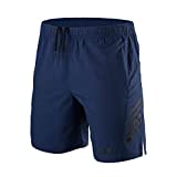 TCA Pantalones Cortos Laser de Running Ligeros con Bolsillos para Hombre - Azul Oscuro, XL