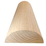 Tronco propioceptivo madera con Medidas Oficiales (49.5 x 17 x 7.5 cm), Ejercitador Suelo pélvico-Wood roller-Tronco propiocepción-Tronco 5p