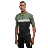 SIROKO Maillot de Manga Corta Hombre Ultraligero Ciclismo M3 Grand Master Negro L