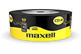 Maxell - CD-RW vírgenes (CD-R, 700 MB, 52x, 50 Unidades)