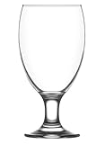 LAV 6 pieza Angelina clásico Tulipán Vaso de cerveza Set - grande en forma de cuenco Craft Beer Glasses Ale - Claro - 570ml