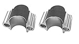 DZSYINGLONGSM Manillares agarres y manetas 1 Par Barras Elevadores Manillar Abrazadera Elevadores Aluminio Universales para Manillares Motocicleta 7/8 1-1/8 Pulgadas, 22/28mm Manillares(22mm)