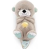 Fisher-Price Nutria Hora de Dormir - Peluche Musical - con Movimiento, Sonidos y Luces Relajantes - Regalo para Bebés de 0+ Meses (FXC66)