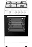 COCINA SOLTHERMIC GB50X55 COLOR BLANCO/ANCHO 50CM / 4 FUEGOS/GAS BUTANO Y CIUDAD/ALTA GAMA