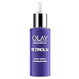 Olay Retinol 24 Sérum Facial De Noche, Con Complejo Retinoide Y Niacinamida (Vitamina B3) Para Una Piel Suave Y Radiante En 14 Noches, Sin Fragancia, 40 ml