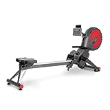 FITFIU Fitness RA-300 - Máquina de Remo Plegable con Resistencia por Aire y Asiento Acolchado, Máquina Remo Entrenamiento Cardio y Cross Training, 12 Niveles de Resistencia, Peso máx. Usuario 110kg