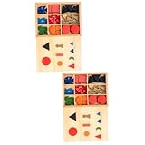 HAWILLOSCH 2 Juegos Montessori Enseñanza Juguete Montessori Juguetes para Enseñar Gramática Símbolo De Idioma Enseñanza De Idiomas Juguete De Aprendizaje De Idiomas Juguetes De Aprendizaje