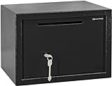 Genie Hand | Caja Fuerte Mecánica de Depòsito de Almacenamiento en Pared y Armario Invisible Caja de Seguridad Grande con Llave y Cerradura de Doble Mapa Cajas Fuertes para Dinero