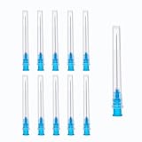 100 accesorios dispensadores de tubos de acero inoxidable, empaquetados individualmente, estériles, suministros de laboratorio (23G-38 mm)