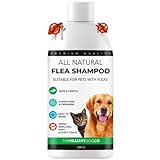 The Healthy Dog Co Champú antipulgas Completamente Natural | Limoncillo | 500ml | El Mejor Tratamiento para Perros y Gatos | Fórmula Potente y Segura | Mata y controla pulgas garrapatas y piojos