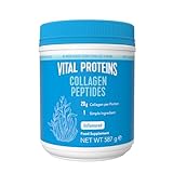 Vital Proteins Péptidos de Colágeno, complemento alimenticio en polvo, colágeno hidrolizado (Tipo I, III), sin sabor, para la piel, cabello, uñas, sin gluten, 20 g de colágeno por dosis, 587g