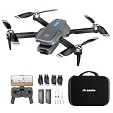 Ameta Drones con Camara 4K para Adultos, S20 Lite Dron para Niños Motor Brushless, Mini Drone FPV con 36min de Vuelo/Altitud Retención/Vuelo Círculo, Juguetes Regalo para Niños, Menos de 249g