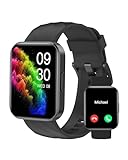 RUIMEN Reloj Inteligente Mujer Hombre con Llamada,1,85" Smartwatch con Pulsómetro,Podómetro,Oxímetro,Monitor Sueño,Esfera de Reloj Personalizada,Impermeable IP68 Pulsera de Actividad para iOS Android