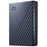 WD 5TB My Passport Ultra HDD portátil, disco duro externo, USB-C con software para gestión de dispositivos, copia de seguridad y protección de contraseñas Works with PC, Xbox and Playstation, Azul