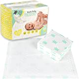 Vesta Baby Cambiadores Desechables - Paquete de 65 Suaves Empapadores A Prueba de Fugas – Protectores Portátiles Blancos para el Cambio de Pañales para Proteger la Cama y la Mesa - Forros Impermeables