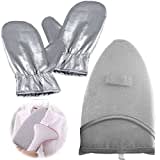 Bimkole Guantes de Planchado Para Vaporizador de Ropa de 2 Piezas, Resistente Al Calor, Fino Multifunción Duradero, Guantes Protectores Para Ropa Vaporizador Cocina Hornear