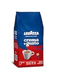 Lavazza, Crema e Gusto Classico, Café en Grano Natural, Ideal para la Máquina de Café Espresso, con Notas Aromáticas de Especias, Arábica y Robusta, Intensidad 7, Tueste Oscuro, 1 kg