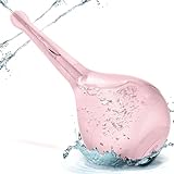 Enema Bulbo de Primera Calidad, Antirreflujo Ducha Vaginal de Silicona, Limpiador Anal con 5 orificios de rociado de agua: Ducha Anal y Vaginal y Laxante Limpiador Vaginal para Ducha(150ml)