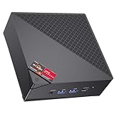 ACEMAGICIAN AM06PRO Mini PC, AMD Ryzen 7 5825U (8C/16T, hasta 4,5 GHz), Mini Ordenadores de sobremesa 16GB RAM DDR4 512GB M.2 2280 SSD, Doble Ethernet/WiFi 6/para Oficina, Ordenador Pequeño