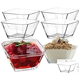 DMA-Z Lav - Juego de 6 cuencos de cristal para postre (KRN, 300 ml)