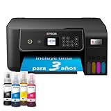 Epson Impresora multifunción EcoTank ET-2870 A4 con depósito de Tinta, conexión Wi-Fi y hasta 3 años de Tinta incluida