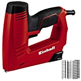 Einhell Grapadora eléctrica TC-EN 20 E (220-240 V, sopla a 20 como mínimo, incluye 1000 grapas y 500 clavos)