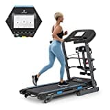 Capital Sports Pacemaker F120 - Cinta de correr electrica Ergometrica, Motor 2HP, 4P-AntiShock Suspension, Maquina de correr Lubrication System, LowNoise-FX Drive, AUX, USB, SD, Estacion masaje, Negro