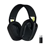 Logitech G G435 Auriculares Inalámbricos LIGHTSPEED para Gaming, Ligeros, micrófono integrado, Batería de 18 horas, Compatibles con Dolby Atmos, Bluetooth, PC, PS4, PS5, Móvil, Nintendo Switch - Negro