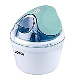 JOCCA - Heladera con Bol de Congelación| Máquina para Hacer Helados, Sorbetes y Granizados en 20 minutos| Capacidad de 0.9 Litros| Helados Caseros| Fácil de Usar