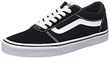 Vans Ward, Sneaker Hombre, Suede/Canvas Black/White, 41 EU