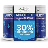 Arkopharma Arkoflex Colágeno Classic Limón Pack 60 Días 40% Descuento Segunda Unidad, Bote 360 gr, Buen Funcionamiento de Huesos, Cartílagos y Piel, Ácido Hialurónico, Magnesio y Vitamina C