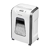 Fellowes FS-12C - Trituradora de Papel, Corte en partículas, destruye hasta 12 Hojas, destructora de Papel Uso Personal, Papelera 19L, Nivel de Seguridad DIN-P4, Exclusiva de Amazon