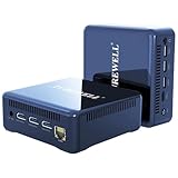 TUREWELL HSI 100 Mini PC, Mini Ordenador de Sobremesa con Alder Lake-N100, 16G DDR4 RAM 512GB SSD, WIFI6, Windows 11 con 3 HD 2.1/BT 5.2/1000M Standard RJ-45, Visualización en 3 Pantallas