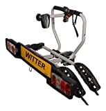 Witter ZX202EU Portabicicletas Atornillable Montado en Bola de Remolque; para 2 Bicicletas; Carga 34 kg; Panel Luminoso con Enchufes de 13-Pines