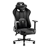 Diablo X-Player 2.0 Silla Gaming Oficina Apoyabrazos 3D Diseño Ergonómico Cuello/Cojín Lumbar Negro King (XL)