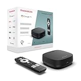 Thomson Streaming Box Plus 270, Google TV 4K, Dispositivo Pro Streaming, resolución 4K UHD, Dolby Vision y Dolby Atmos, Control de Voz Manos Libres, Smart Hub