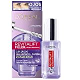 L'Oreal Paris Dermo Expertise Revitalift Filler Sérum de Ojos con Ácido Hialurónico y Cafeína, Rellena Arrugas y Corrige ojeras, Triple Roll-on, 20 ml (Paquete de 1)