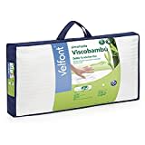 Velfont Almohada viscoelastica visco Bambu Micro-Perforada Transpirable Altura Extra 70cm