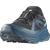 Salomon Ultra Flow Gore Tex Zapatillas Impermeables de Trail Running para Hombre, Resistente al mal tiempo, Amortiguación del asfalto al sendero, Preparada para terrenos mixtos, Black, 44 2/3