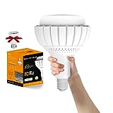 Bombillas LED E40 150W luz Blanco Frío con E27 Adaptador, Equivalente a 1200W Incandescente, 6500K 19500LM Industrial Lámpara LED Bombilla de Bajo Consumo para Taller Almacén Fábrica,No Regulable