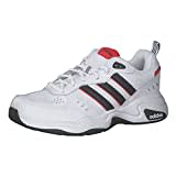 adidas Strutter, Zapatillas de Gimnasia Hombre, Cloud White Core Black Active Red, 44 EU