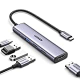 UGREEN Revodok Hub USB C HDMI 4K Adaptador USB C a USB 5 en 1 con 100W PD Carga Compatible con MacBook Pro Air M3 M2 M1, iPad Pro Air, iPhone 16 Plus Pro MAX, Galaxy S24 Plus Ultra, Surface Pro