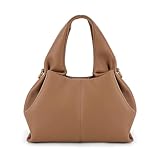 ACUYE Bolso bandolera de cuero para mujer, bolso de hombro Y2K Hobo con correa ajustable, bolso de mano de piel sintética para otoño, 02-marrón Mini, 23cm