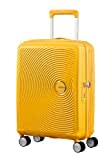 American Tourister Soundbox - Equipaje de mano ampliable Spinner S, 55 cm, 41 L, Amarillo (Amarillo Dorado)