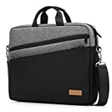 bagasin 15,6 Bandolera para Portátil Maletín Premium para Laptop hasta 15 16 Expandible Portatil Funda Protectora Hidrófugo Bolsa del Hombro Bolsa de Computadora