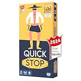 Quick Stop - Juego de Mesa Dinámico para Familia y Amigos - Gran Premio del Juguete 2024 - Creatividad y Rapidez - Versión Entretenida del Juego Stop - Regalo Original