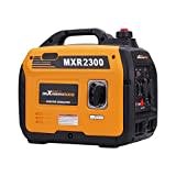 maXpeedingrods Generador Electrico Gasolina 2300W Pico Generador Inverter Silencioso Portátil de Emergencia, 230V Ligero Salidas USB/AC/DC para Camping Autocaravan Apagon